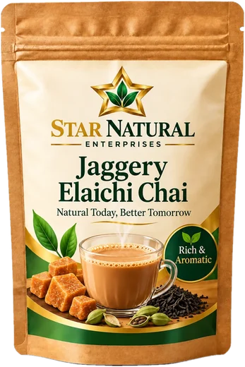 Star Natural Jaggery Elaichi Chai pouch