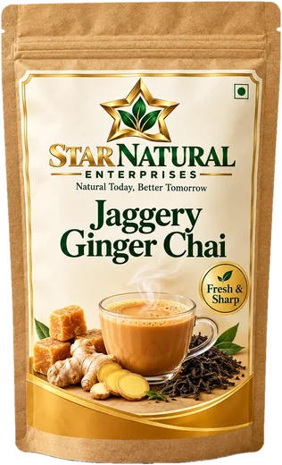 Star Natural Jaggery Ginger Chai pouch